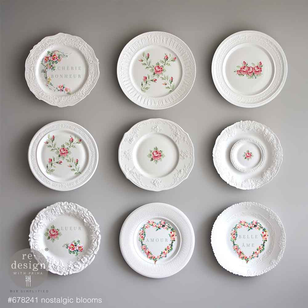 Nostalgic Blooms H2O Decor Transfer - ReDesign with Prima