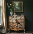Sunlit Songbird A1 Decoupage Fiber Paper - ReDesign with Prima
