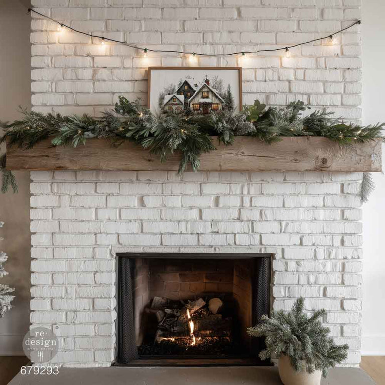 Cozy Country Christmas A3 Decoupage Fiber Pack - ReDesign with Prima
