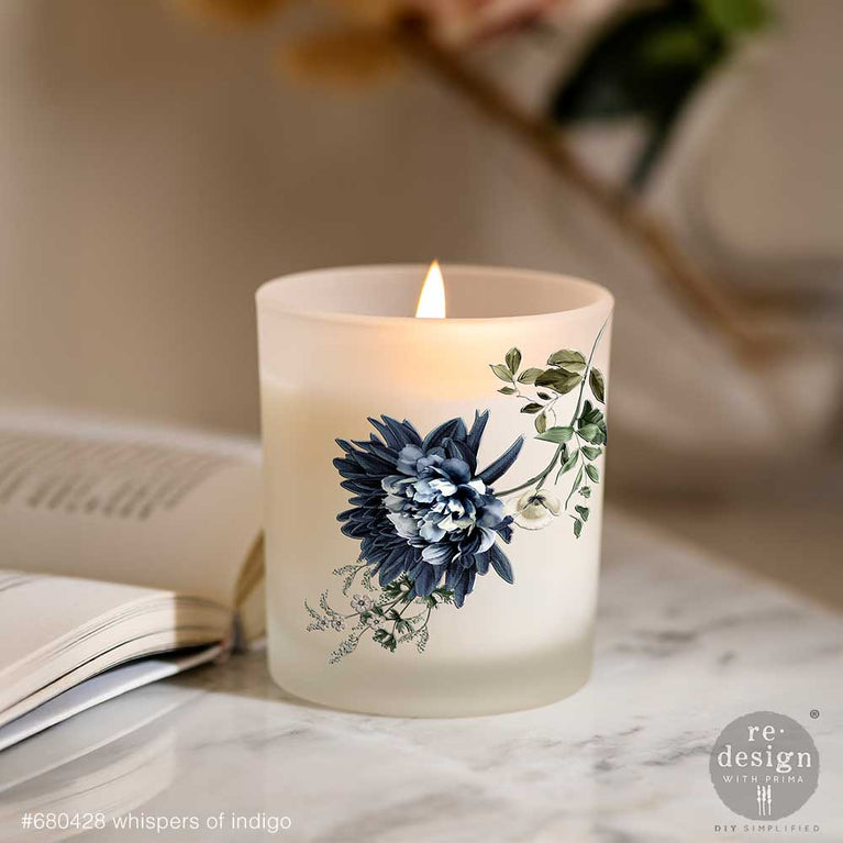 Whispers of Indigo Luxe Transfer - ReDesign with Prima