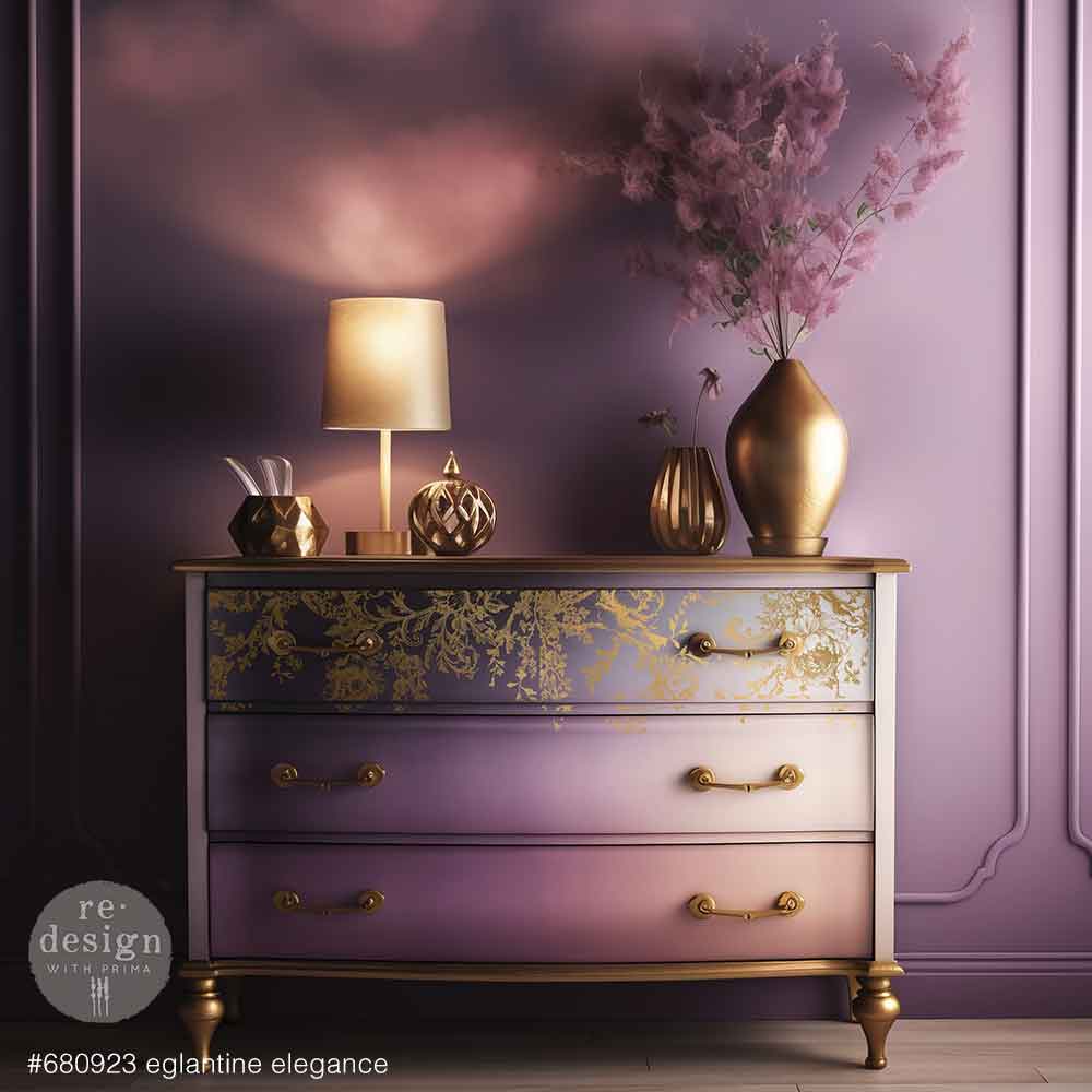 Eglantine Decor Transfer by Kacha (Gold Foil) - ReDesign with Prima