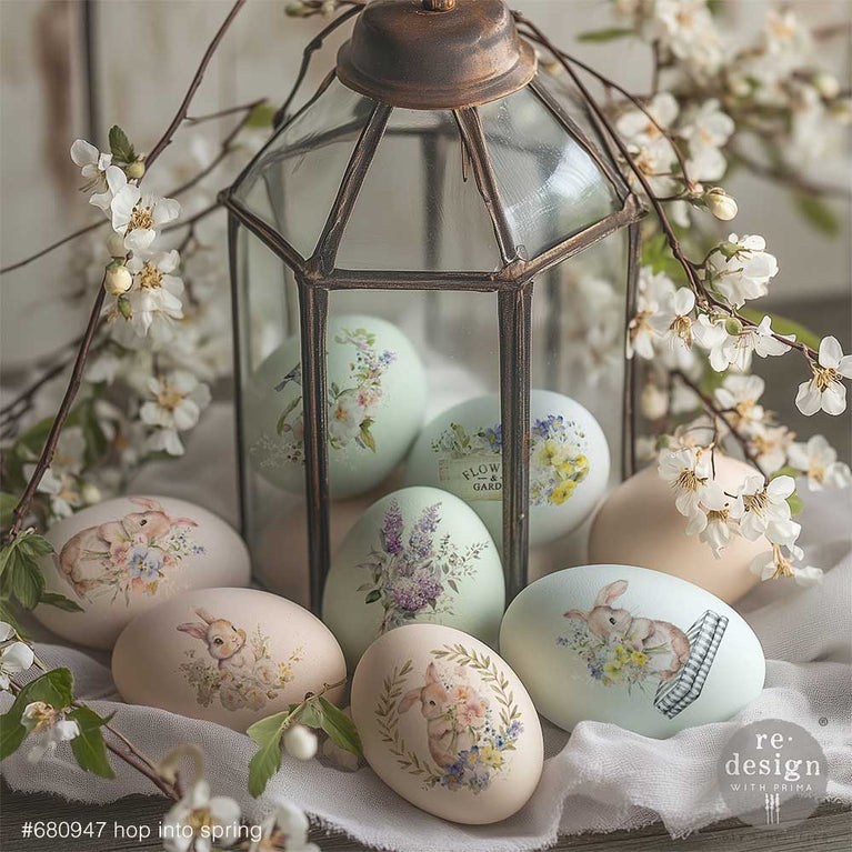 Hop Into Spring Middy Decor Transfer - ReDesign with Prima