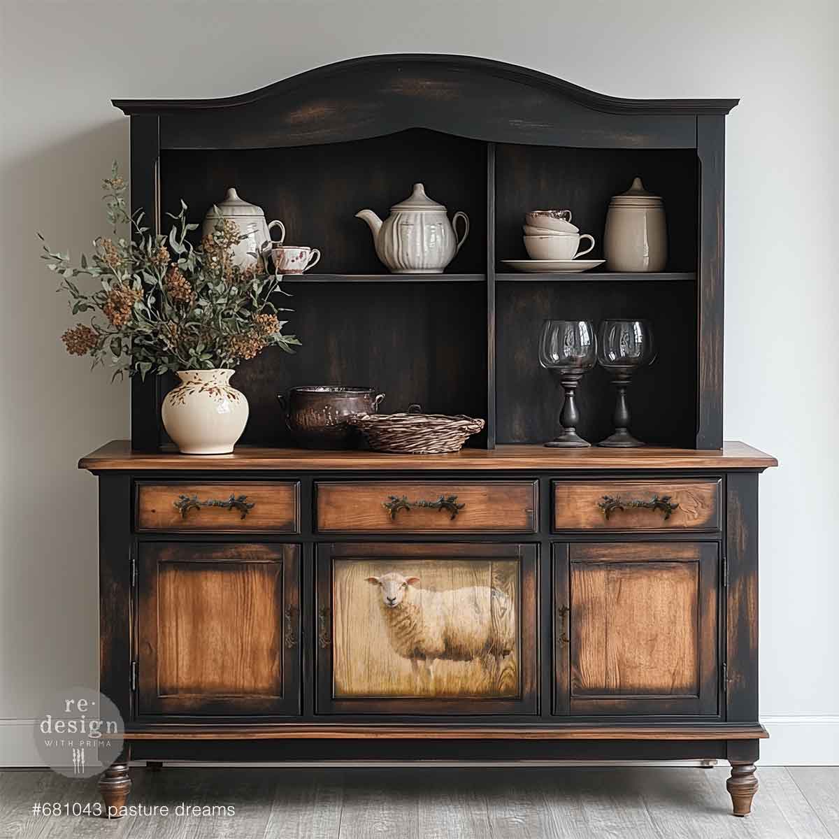 Pasture Dreams A3 Decoupage Fiber - ReDesign with Prima