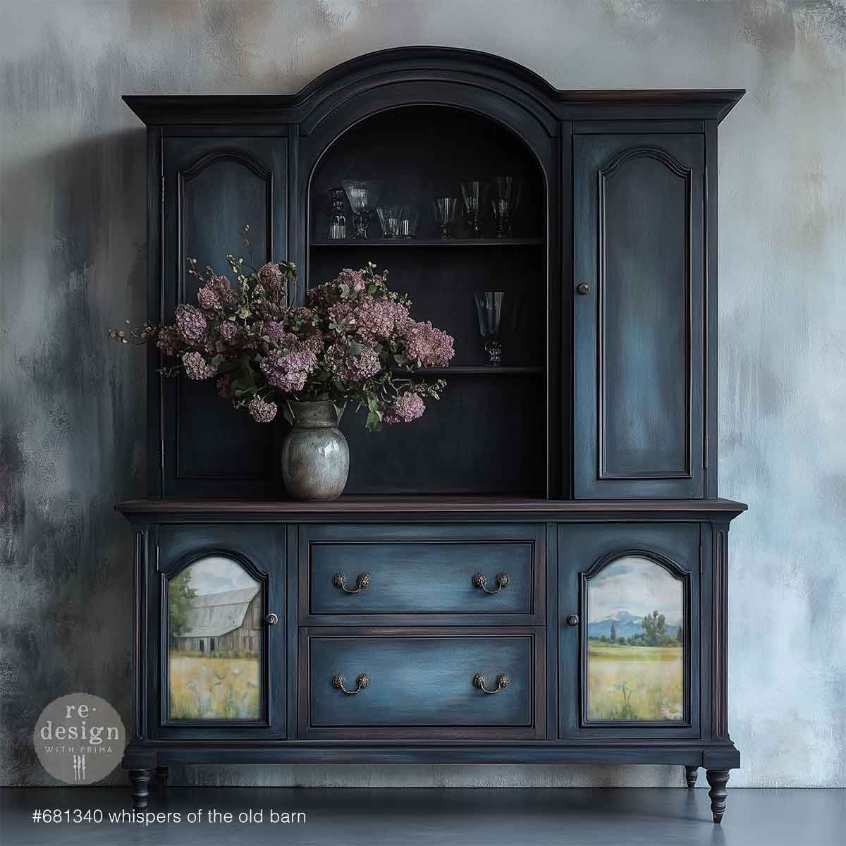 Whispers of the Old Barn A3 Decoupage Fiber - ReDesign with Prima