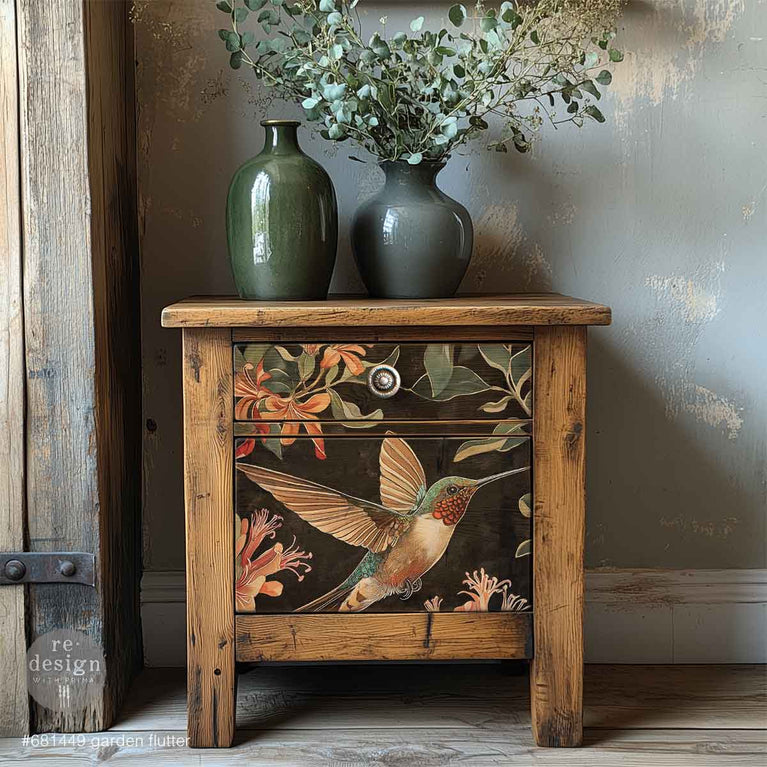 Garden Flutter A3 Decoupage Fiber - ReDesign with Prima
