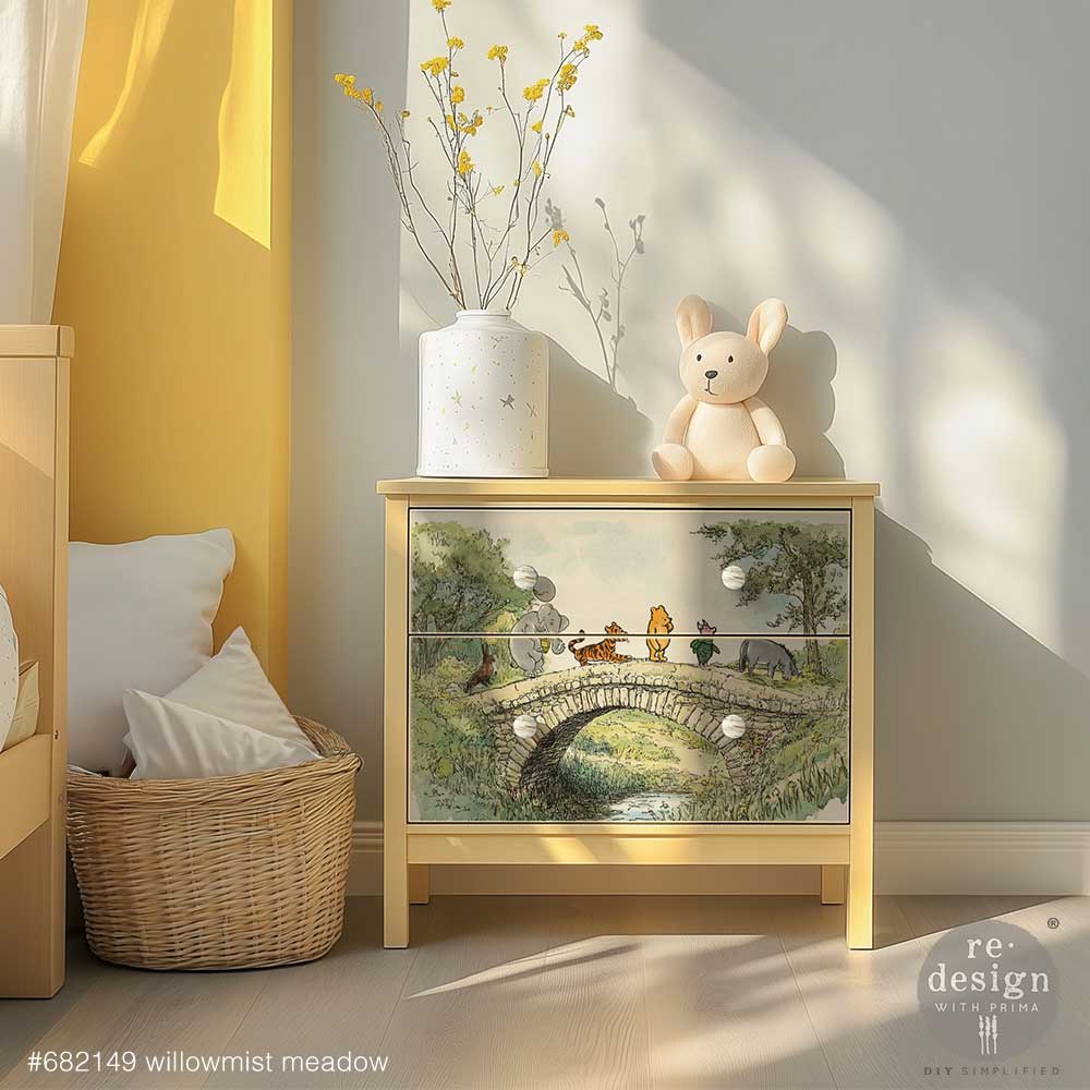 Willowmist Meadow A3 Decoupage Fiber - ReDesign with Prima