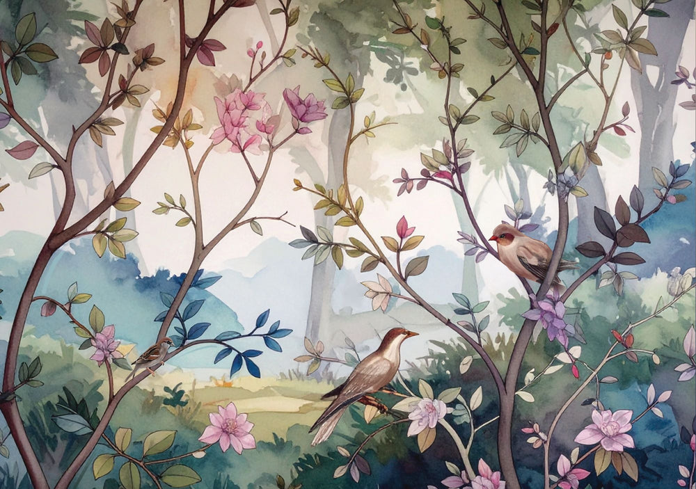 Enchanted Forest A1 Decoupage Fiber Paper (Elisa & Magic Paint) - ReDesign with Prima