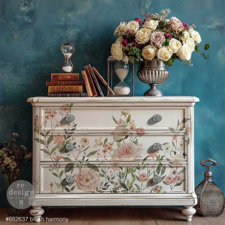 Blush Harmony Decor Transfer - ReDesign with Prima