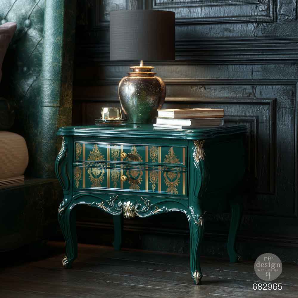 Chateau Filigree Transfer by Kacha (Gold Foil) - ReDesign with Prima