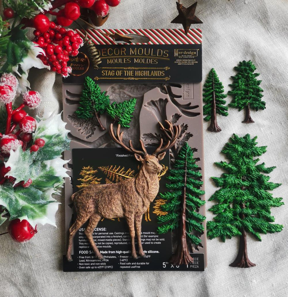 Stag of the Highlands Decor Mould - ReDesign with Prima