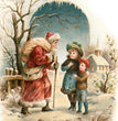 A Vintage Christmas - Decoupage Paper - MINT/GGS