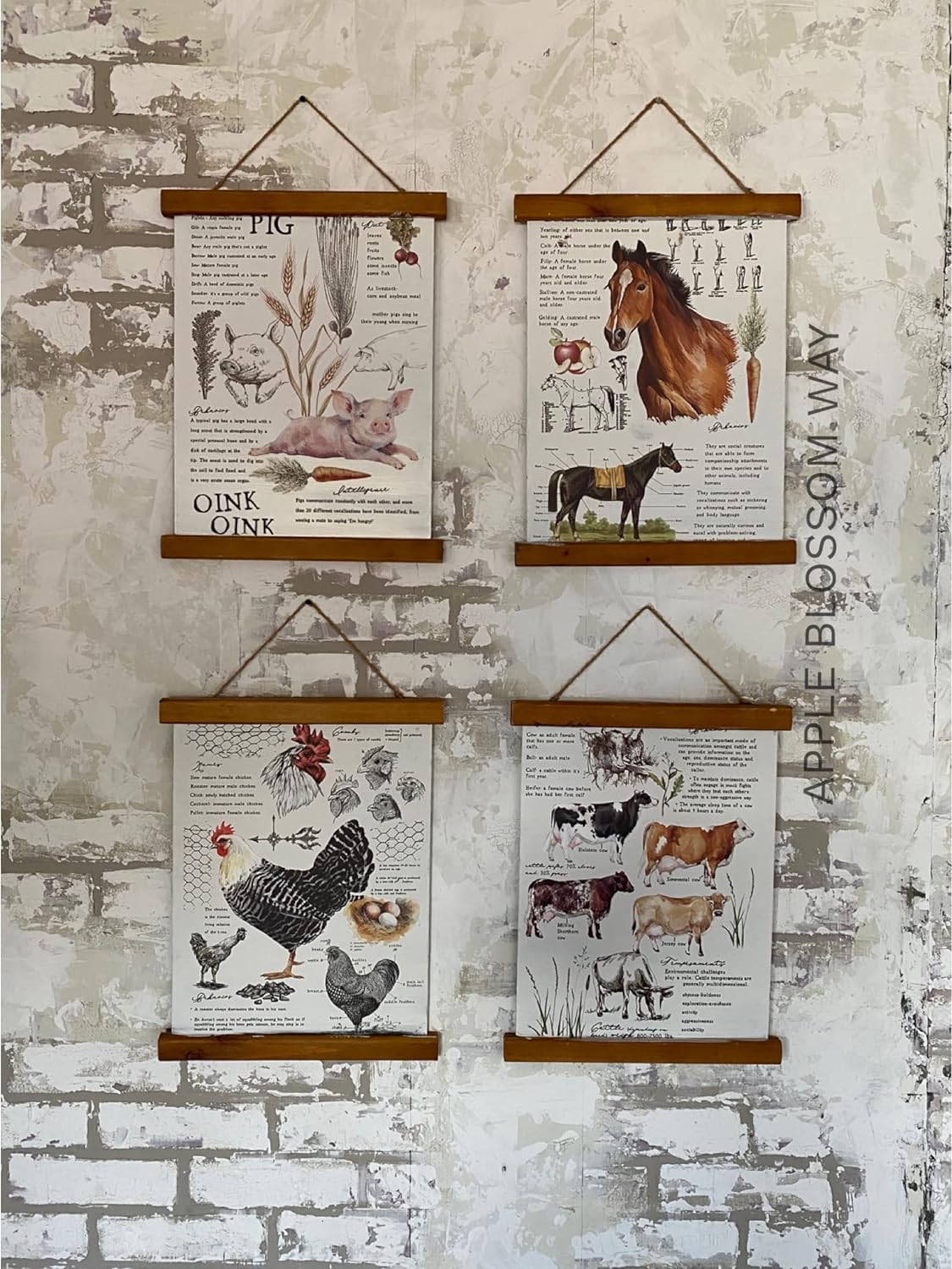 FS-Redesign With Prima ReDesign with Prima Decor Transfers Farm life 24"x35" Rub On Decor Transfer For Furniture 655350646165