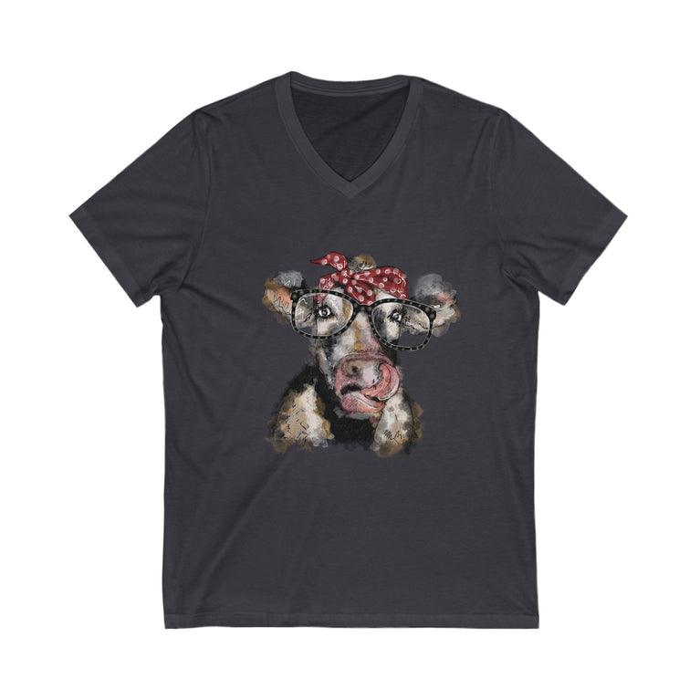Unisex Cow Bandana Tee