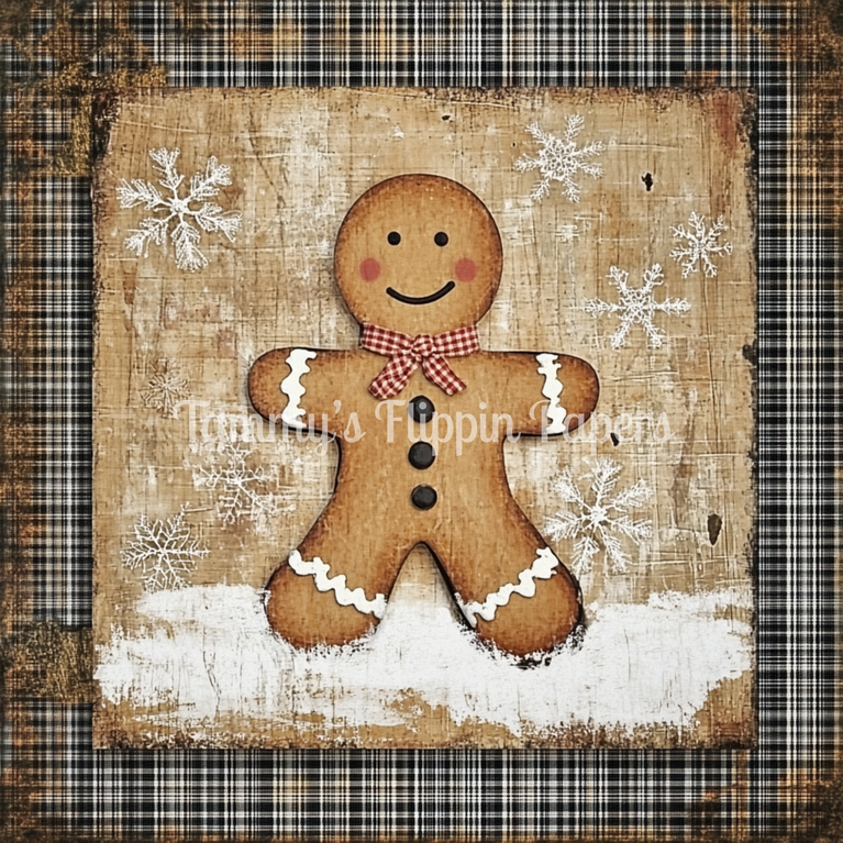 Gingerbread Cheer 1 Tissue Paper - Flippin Furniture