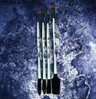 Texture Brushes Set 2 by Finnabair (4 PCS) (Double-Sided)   - ReDesign with Prima/Prima Marketing