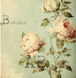 French Vintage Flower Wallpaper (#6351) Rice Paper - AB Studios