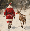 A Walk with Rudolph Decoupage Paper - Flippin Furniture