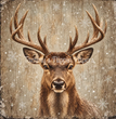Antlers & Snowflakes Decoupage Paper - Flippin Furniture