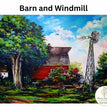 Barn & Windmill Decoupage Paper - Painting Lady Designs