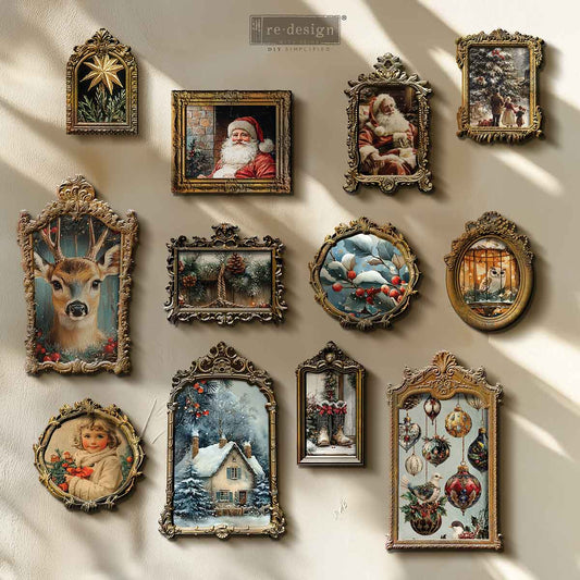 Jewel of the Season A4 Decoupage Fiber Paper - ReDesign with Prima