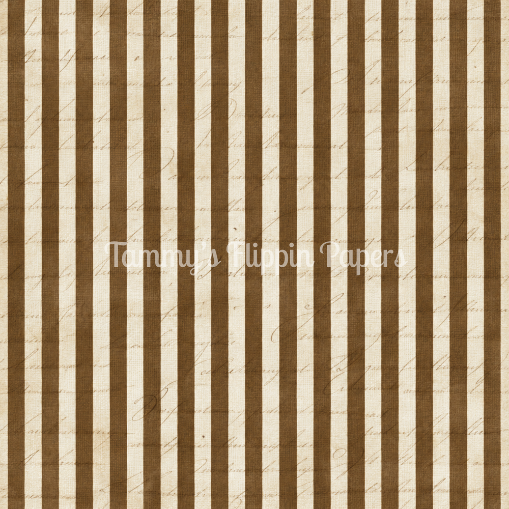 Brown Ticking Decoupage Paper - Flippin Furniture