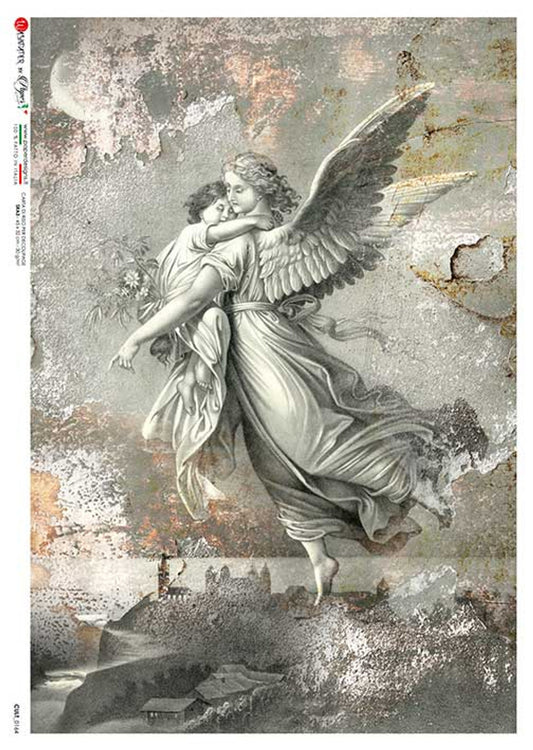 Celestial Angels I Rice Paper- Decoupage Queen