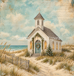 Chapel in the Dunes Decoupage Paper - Flippin Furniture
