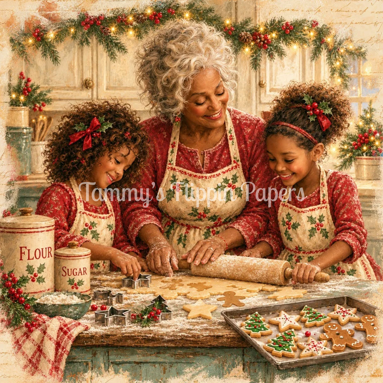 Christmas Helpers Decoupage Paper - Flippin Furniture