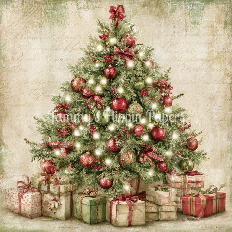 Christmas Morning Tissue Paper - Flippin Furniture