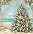 Christmas Tide Tree Decoupage Paper - Flippin Furniture
