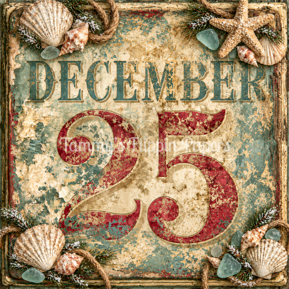 Coastal 25 Decoupage Paper - Flippin Furniture