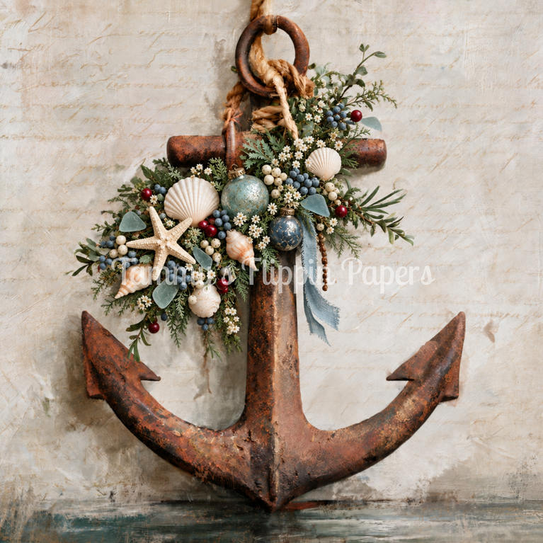 Coastal Anchor Decoupage Paper - Flippin Furniture
