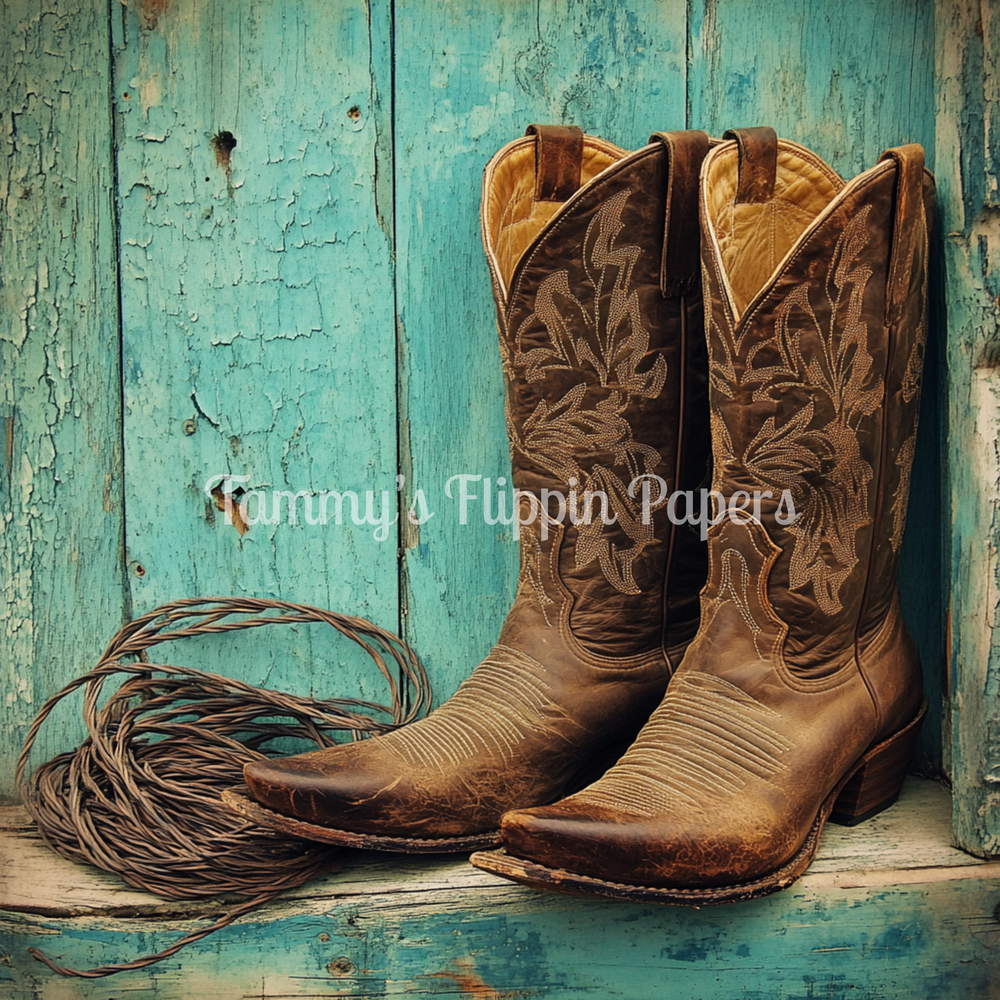 Cowboy Boots Tissue Paper - Flippin Furniture