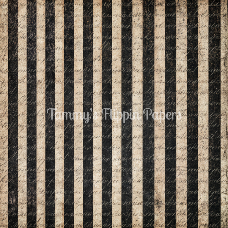 Black & Cream Stripes Tissue Paper - Flippin Furniture