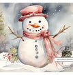 Snowman A4 Rice Paper - Decoupage Central