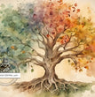 Tree of Seasons Rice Paper (DC199)- Decoupage Central