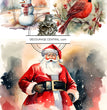 Christmas Mix & Santa Rice Paper (DC216) - Decoupage Central