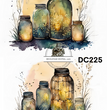 Fireflies in Jars Duo (DC225)- Decoupage Central