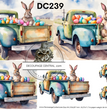 Easter Delivery Multi Rice Paper (DC239) - Decoupage Central