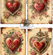 Just Hearts Rice Paper (DC242) - Decoupage Central