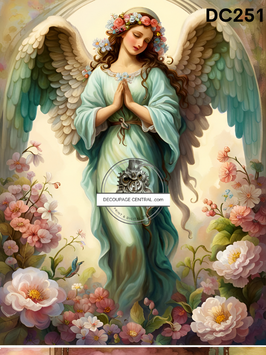 Angels Prayer Rice Paper (DC251) - Decoupage Central