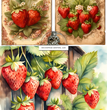 Strawberry Trio Decoupage Paper (DC260) - Decoupage Central