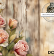 Shiplap & Roses Decoupage Paper (DC263)- Decoupage Central