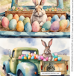 Easter Delivery Duo Rice Paper (DC285)- Decoupage Central