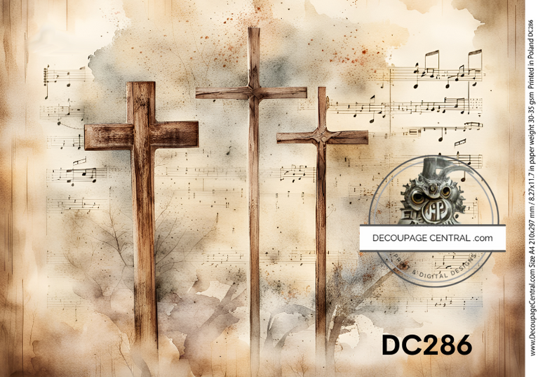Song of Salvation Rice Paper (DC286) - Decoupage Central