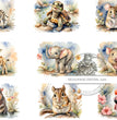 Zoo Babies Rice Paper (DC345)- Decoupage Central