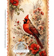 Spring Cardinal Rice Paper - Decoupage Central