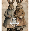Lady Bunny Pair Rice Paper (DC343) - Decoupage Central