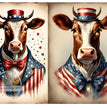 Red White & Moo Rice Paper (DC368)- Decoupage Central