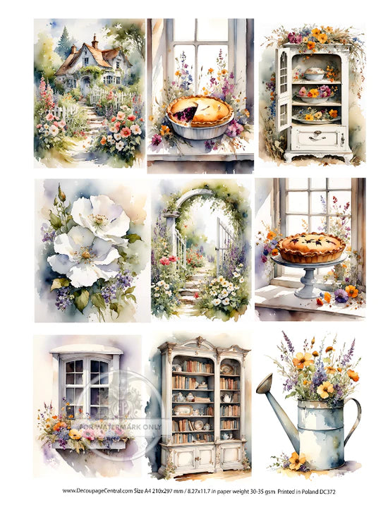 Cottagecore Minis Rice Paper (DC372)- Decoupage Central